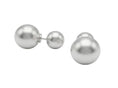 Load image into Gallery viewer, 925 Sterling Silver Double Ball Stud Earrings
