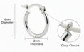 Load image into Gallery viewer, Clasp Hoop Earring