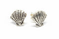 Load image into Gallery viewer, 925 Sterling Silver Vintage Seashell Stud Earrings