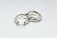 Load image into Gallery viewer, Classic Hoop Sterling Silver Earrings