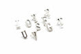 Load image into Gallery viewer, 925 Sterling Silver Alphabet Letter Stud Earrings