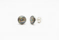 Load image into Gallery viewer, 925 Sterling Silver Vintage Abalone Stud Earrings