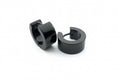 Load image into Gallery viewer, Black Huggie Earrings