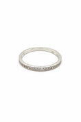 Load image into Gallery viewer, Channel-Set Half-Eternity 925 Sterling Silver Ring