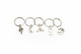 Load image into Gallery viewer, 925 Sterling Silver Sleepers with Charms Earrings