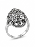 Load image into Gallery viewer, Filigree Cocktail 925 Sterling Silver Ring