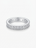 Load image into Gallery viewer, Milgrain Eternity 925 Sterling Silver Ring
