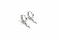 Load image into Gallery viewer, Lightning Huggie Drop Earrings