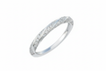 Load image into Gallery viewer, 925 Sterling Silver Twist band with Cubic Zirconia stones