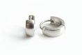 Load image into Gallery viewer, Curved Huggie Earrings