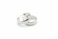 Load image into Gallery viewer, Flat Hoop Sterling Silver Earrings