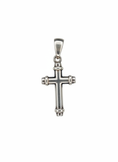 Load image into Gallery viewer, Vintage Round Cross Pendant Sterling Silver