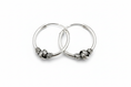 Load image into Gallery viewer, Hoop Knot Sterling Silver Earrings