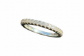 Load image into Gallery viewer, 925 Sterling Silver band with 17 Cubic Zirconia stones