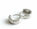 Load image into Gallery viewer, Curved Huggie Earrings on marble
