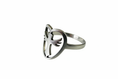 Load image into Gallery viewer, Cross inside Heart Stainless Steel Ring