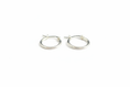 Load image into Gallery viewer, Silver hoop earrings