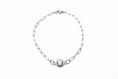 Load image into Gallery viewer, Clear Cubic Paperclip Bracelet