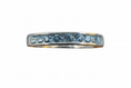 Load image into Gallery viewer, 925 Sterling Silver Ring with Topaz Cubic Zirconia stone