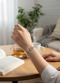 Load image into Gallery viewer, Heart on Cross Bracelet