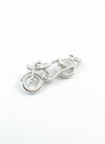 Load image into Gallery viewer, Motorcycle Pendant Sterling Silver