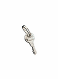 Load image into Gallery viewer, Italy Key Pendant Sterling Silver
