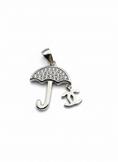 Load image into Gallery viewer, Umbrella Cubics Pendant Sterling Silver