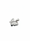 Load image into Gallery viewer, Bee Cubic Pendant Sterling Silver