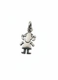 Load image into Gallery viewer, Girl Pendant Sterling Silver