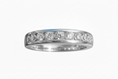 Load image into Gallery viewer, 925 Sterling Silver Classic Cubic Zirconia Band with 9 Cubic Zirconia Stones
