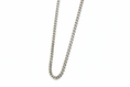 Load image into Gallery viewer, Curb Diamond Link Silver Necklace