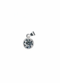 Load image into Gallery viewer, Cubic Zirconia Closed Sterling Silver Pendant