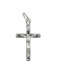 Load image into Gallery viewer, Crucifixion Cross Sterling Silver Pendant