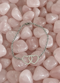 Load image into Gallery viewer, Double Heart Bracelet