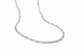 Load image into Gallery viewer, Curb Figaro Link Silver Necklace