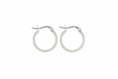 Load image into Gallery viewer, Silver hoop earrings