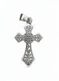 Load image into Gallery viewer, Vintage Inner Cross Sterling Silver Pendant