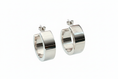 Load image into Gallery viewer, Hoop Butterfly Electroform Sterling Silver Earrings