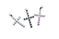 Load image into Gallery viewer, Cubic Zirconia Cross Sterling Silver Pendant