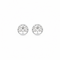 Load image into Gallery viewer, 925 Sterling Silver Tree of Life stud earrings