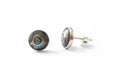 Load image into Gallery viewer, 925 Sterling Silver  Vintage Abalone Stud Earrings 
