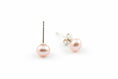 Load image into Gallery viewer, 925 Sterling Silver Pearl Stud Earrings
