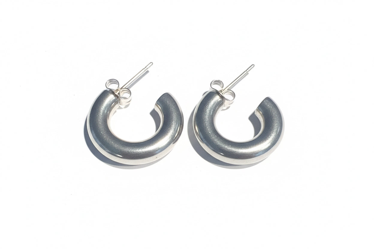Puffy Hoop Earrings