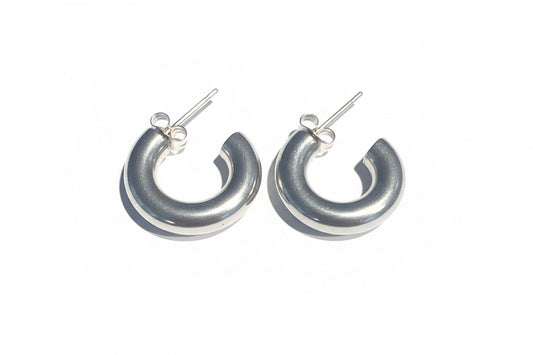 Puffy Hoop Earrings