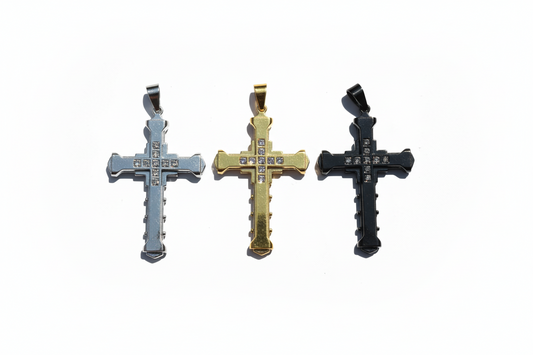 Stone Cross Pendant