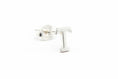 Load image into Gallery viewer, 925 Sterling Silver Letter  T Stud Earrings
