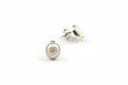 Load image into Gallery viewer, 925 Sterling Silver Shiva Shell Oval Stud Earrings
