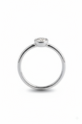 Load image into Gallery viewer, Bezel-Set Solitaire
Sterling Silver Ring
