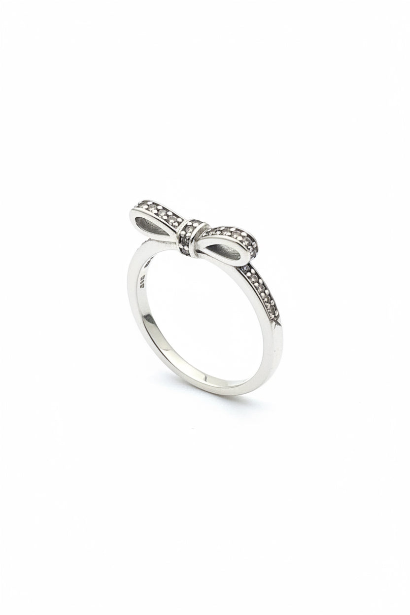 Bow Sterling Silver Ring