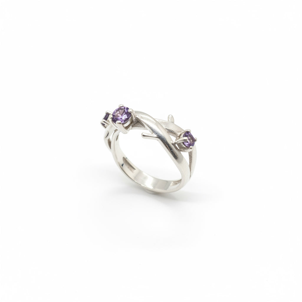 Criss- Cross 925 Sterling Silver Ring